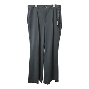 Dictionary Vintage Indigo Wide Leg Pants High Rise Stretch Women's XL 16 NWT